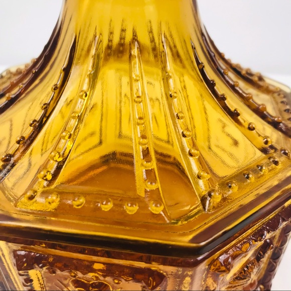 Vintage Amber Imperial Glass Candy Dish - Picture 6 of 15